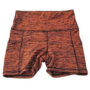 Stello Los Angeles Code Fit Work Out Shorts Copper/Black Women's Size XS (NWT)